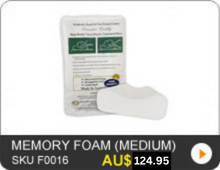Memory foam medium